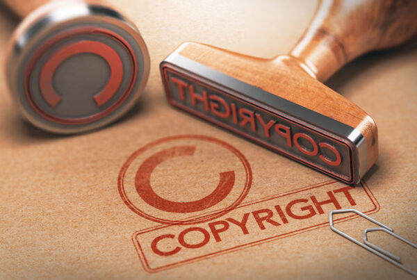 Copyright notice stamp