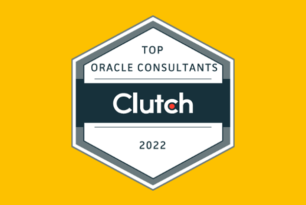 Badge graphic - Top Oracle Consultants - Clutch 2022